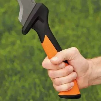 Machete de jardín Fiskars 1051236 acero inoxidable mango naranja