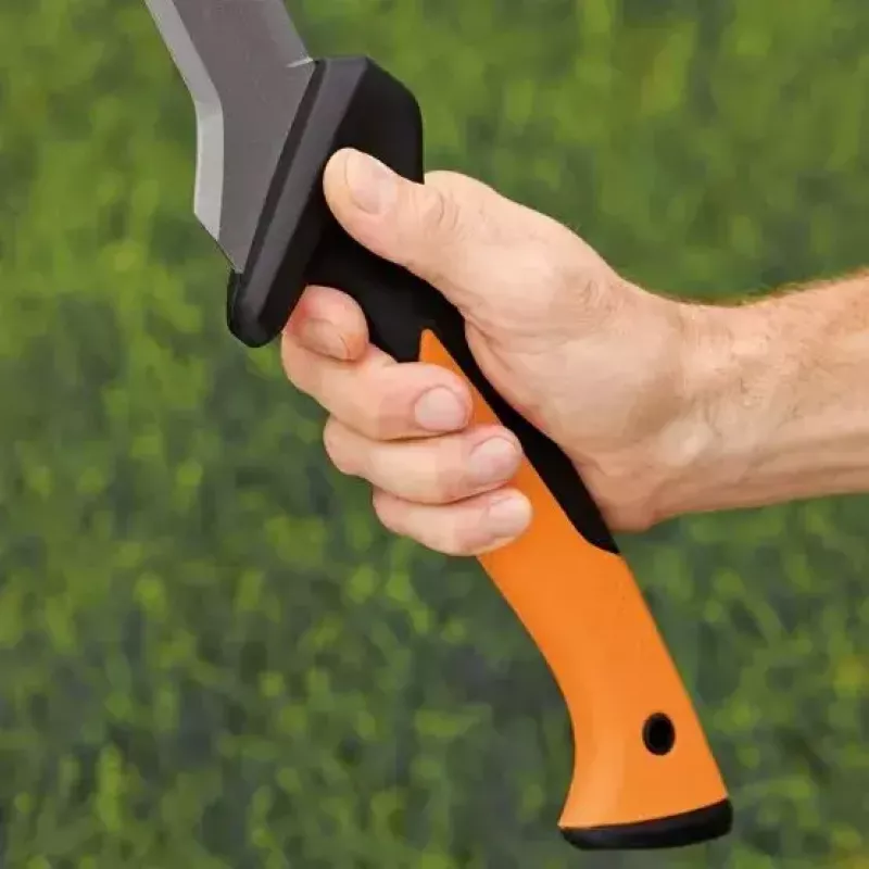 Machete de jardín Fiskars 1051236 acero inoxidable mango naranja