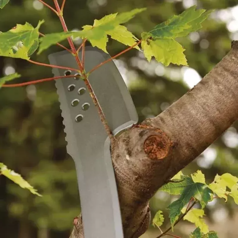 Machete de jardín Fiskars 1051236 acero inoxidable mango naranja