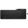 Ratón inalámbrico HP 475 Dual-Mode — QWERTY de tamaño completo, RF + Bluetooth 5.3, teclado numérico, negro, 376×153×19 mm