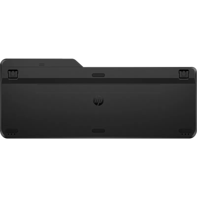 Ratón inalámbrico HP 475 Dual-Mode — QWERTY de tamaño completo, RF + Bluetooth 5.3, teclado numérico, negro, 376×153×19 mm