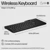 Ratón inalámbrico HP 475 Dual-Mode — QWERTY de tamaño completo, RF + Bluetooth 5.3, teclado numérico, negro, 376×153×19 mm