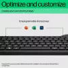 Ratón inalámbrico HP 475 Dual-Mode — QWERTY de tamaño completo, RF + Bluetooth 5.3, teclado numérico, negro, 376×153×19 mm
