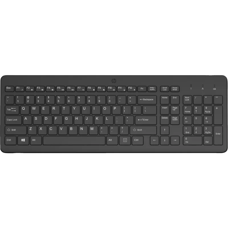 Teclado inalámbrico HP 225 Full-Size Mechanical QWERTY negro