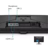 BenQ Mobiuz EX2710U monitor gaming de 27 pulgadas 4K UHD 3840x2160 IPS 144 Hz, 1 ms, DisplayHDR 600 cd/m², 2x HDMI, DisplayPort, hub USB, altavoces con subwoofer, altura ajustable