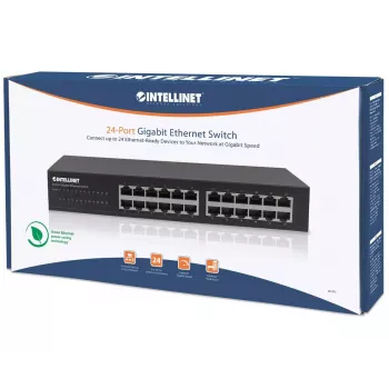 Switch Gigabit Ethernet Intellinet 24 puertos 561273