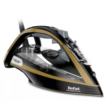 Plancha Tefal FV9865E0 plancha en seco y de vapor suela Durilium Autoclean 3000 W negra, dorada