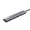 Trust Halyx USB 3.2 Gen 1 (3.1 Gen 1) Type-A 5 Mbit/s negro, gris