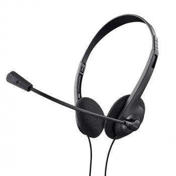 Trust 21665 auriculares/headset con cable in-ear llamadas/música negro