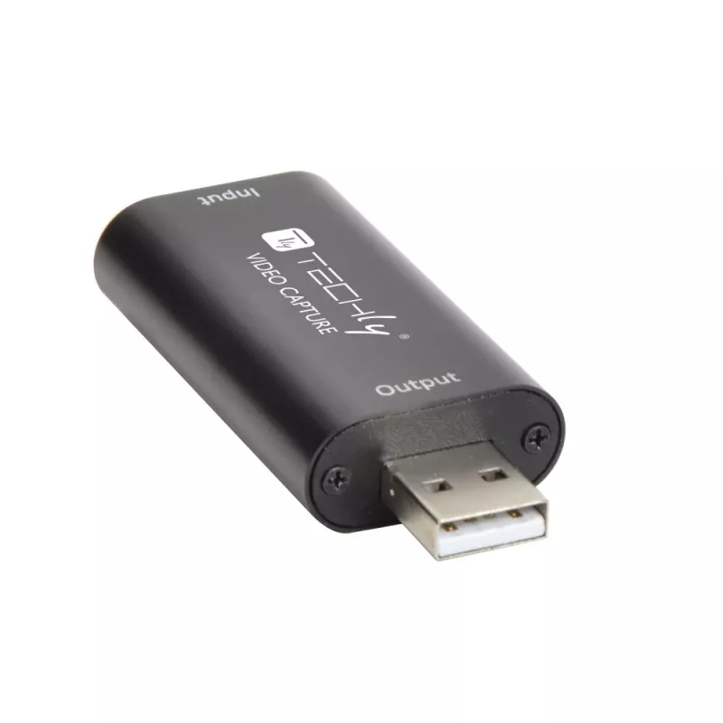 Techly I-USB-VIDEO-1080TY capturadora de vídeo HDMI a USB, 1920x1080 (1080p)