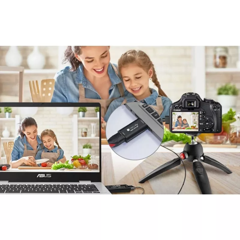 Techly I-USB-VIDEO-1080TY capturadora de vídeo HDMI a USB, 1920x1080 (1080p)