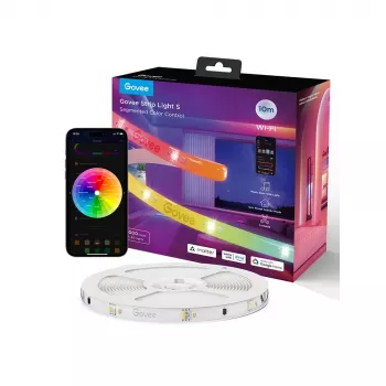 Tira LED inteligente Govee Strip Light S segmentada, Wi‑Fi/Bluetooth, 5 m, 24 V, 36 W