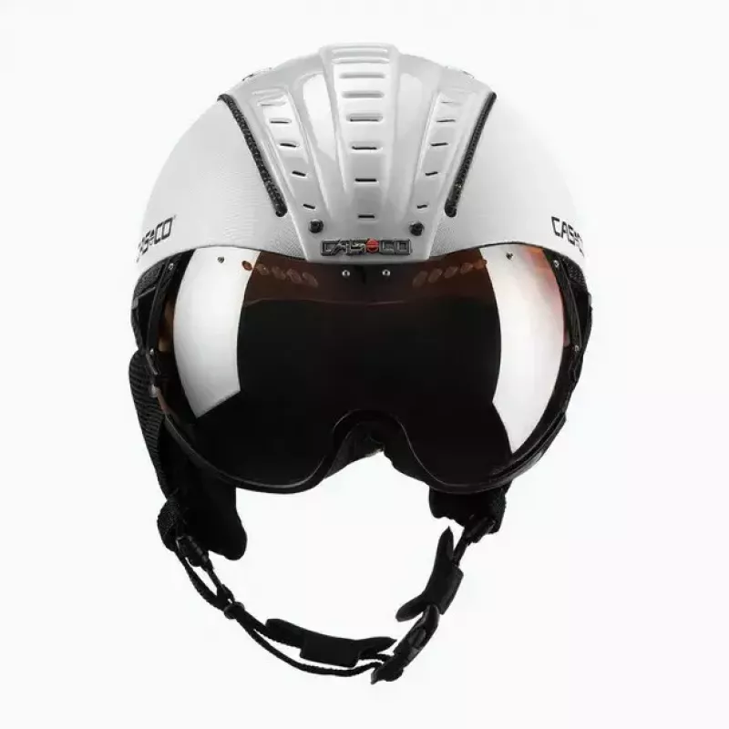 Casco de esquí Casco SP-2 Carbonic Visor Blanco Talla S (52-54 cm)
