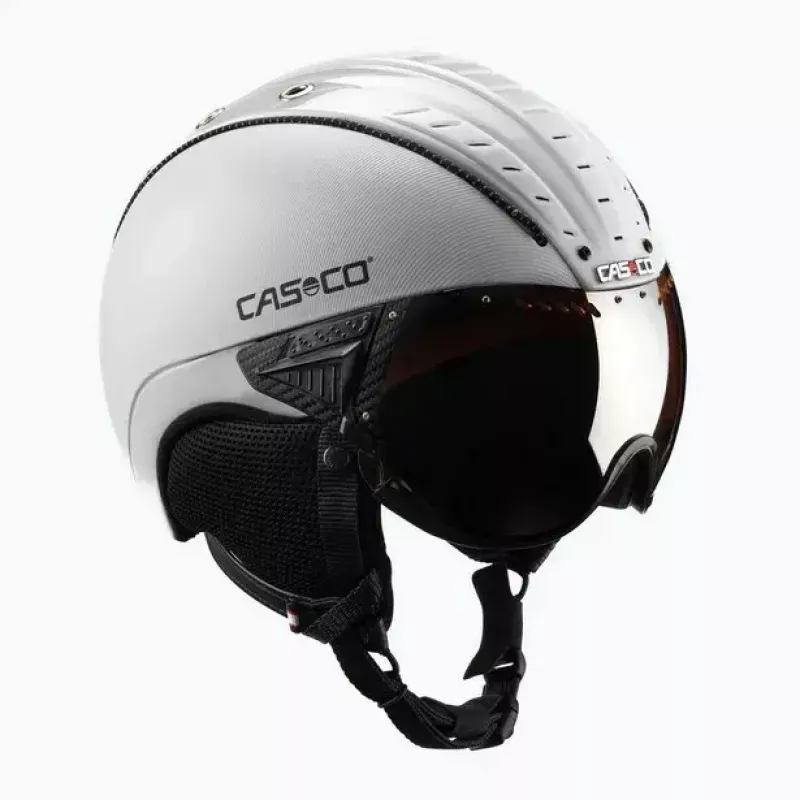 Casco de esquí Casco SP-2 Carbonic Visor Blanco Talla S (52-54 cm)