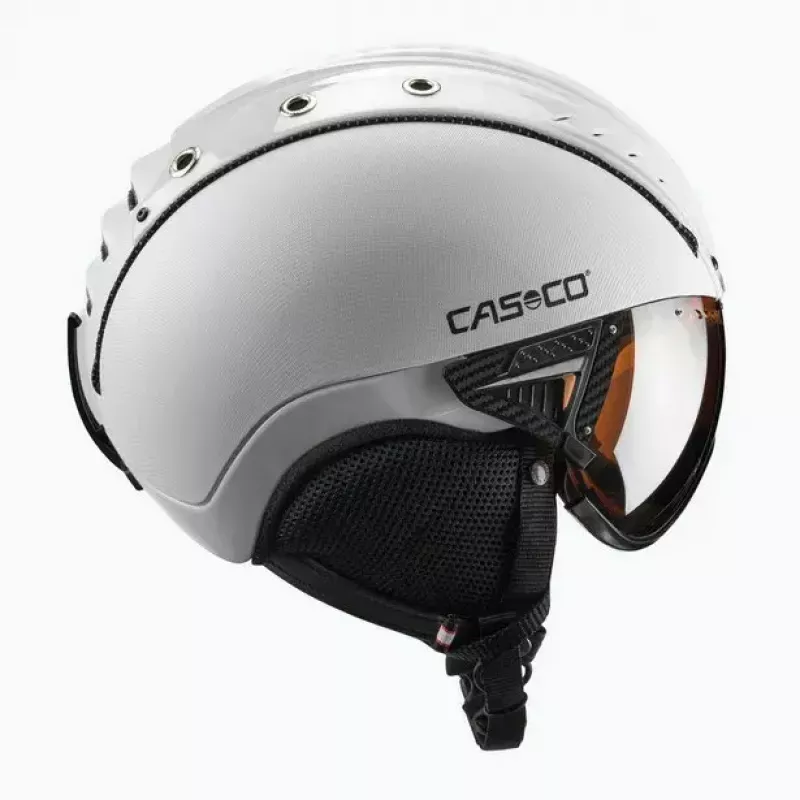 Casco de esquí Casco SP-2 Carbonic Visor Blanco Talla S (52-54 cm)