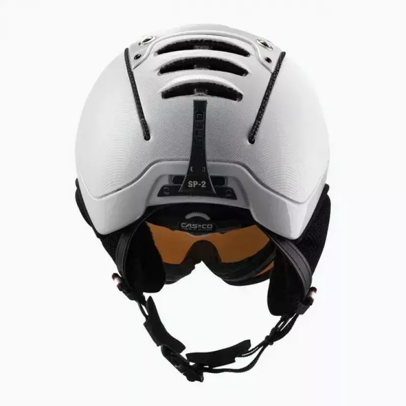 Casco de esquí Casco SP-2 Carbonic Visor Blanco Talla S (52-54 cm)
