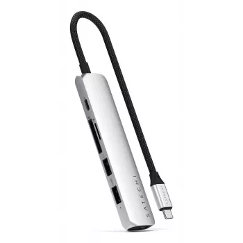 Hub USB Type-C Satechi ST-P6SS 10000 Mbit/s Silver