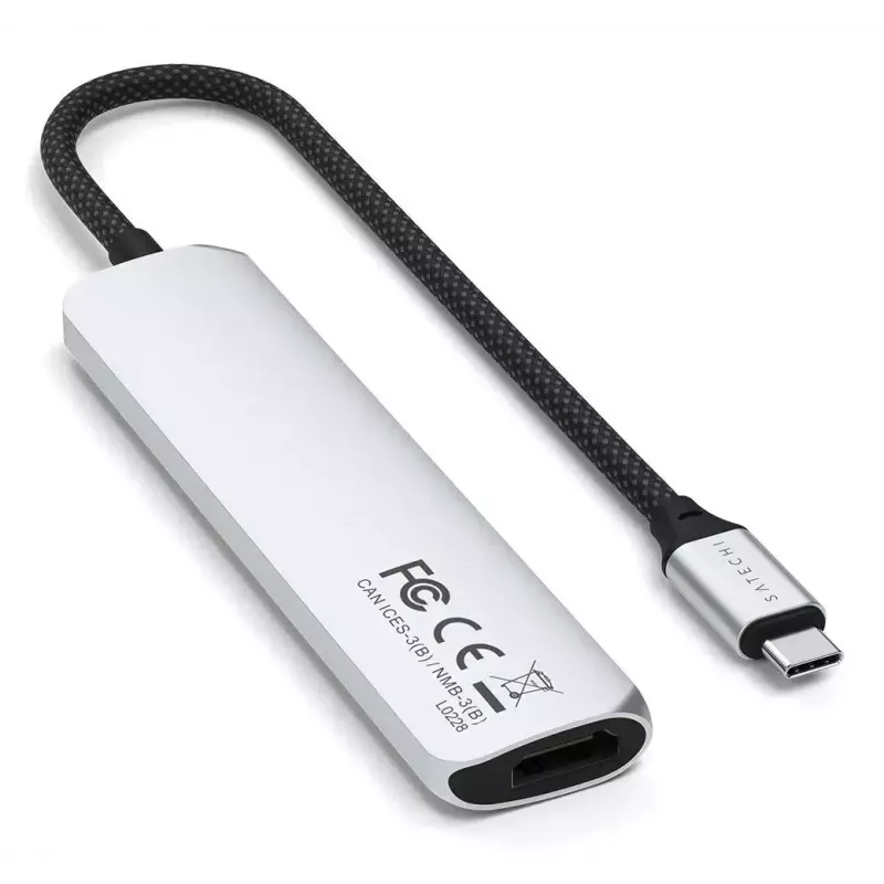 Hub USB Type-C Satechi ST-P6SS 10000 Mbit/s Silver