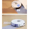 Robot aspirador EZVIZ RE5S Plus — 9000 Pa de succión, batería de 5200 mAh, 22 minutos de autonomía, función de fregado húmedo, base de autosecado