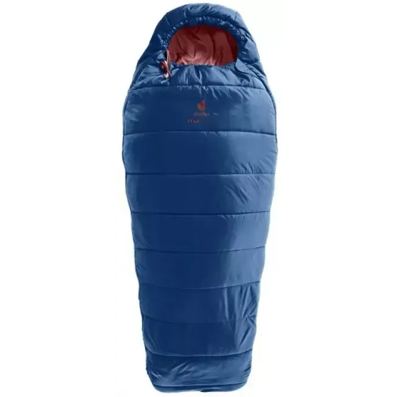 Deuter Starlight saco de dormir infantil, 130–170 cm, nightblue/redwood