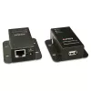 Extensor USB 2.0 Cat.6 Lindy 50 m, transmisor y receptor de red