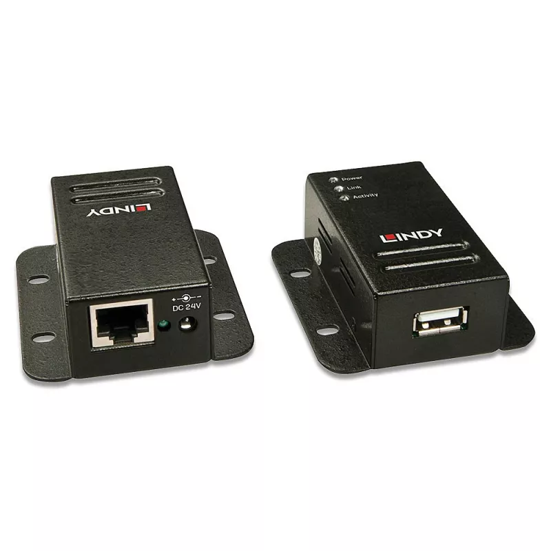 Extensor USB 2.0 Cat.6 Lindy 50 m, transmisor y receptor de red