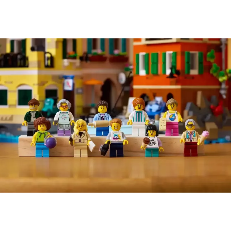 Set de construcción LEGO Ideas 21359 Riviera italiana, 3251 piezas, 10 minifiguras, a partir de 18 años
