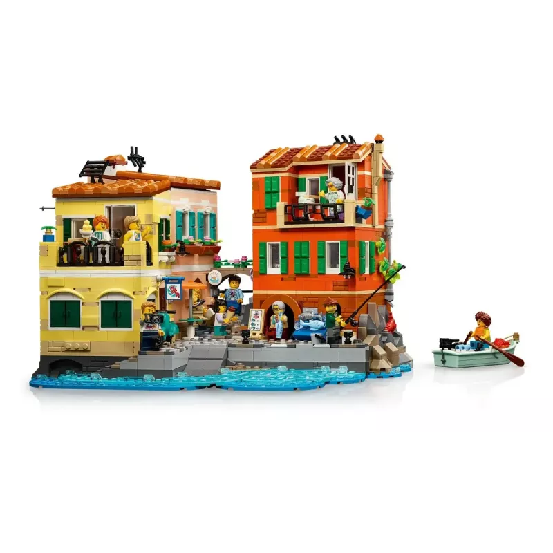 Set de construcción LEGO Ideas 21359 Riviera italiana, 3251 piezas, 10 minifiguras, a partir de 18 años