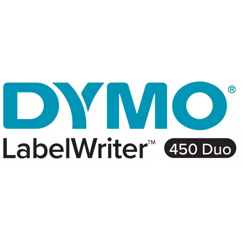 Impresora de etiquetas DYMO LabelWriter 450 Duo | Impresora de etiquetas de termoimpresión directa | Impresión rápida de etiquetas, códigos de barras y más | Imprime tanto etiquetas LW como etiquetas de plástico D1