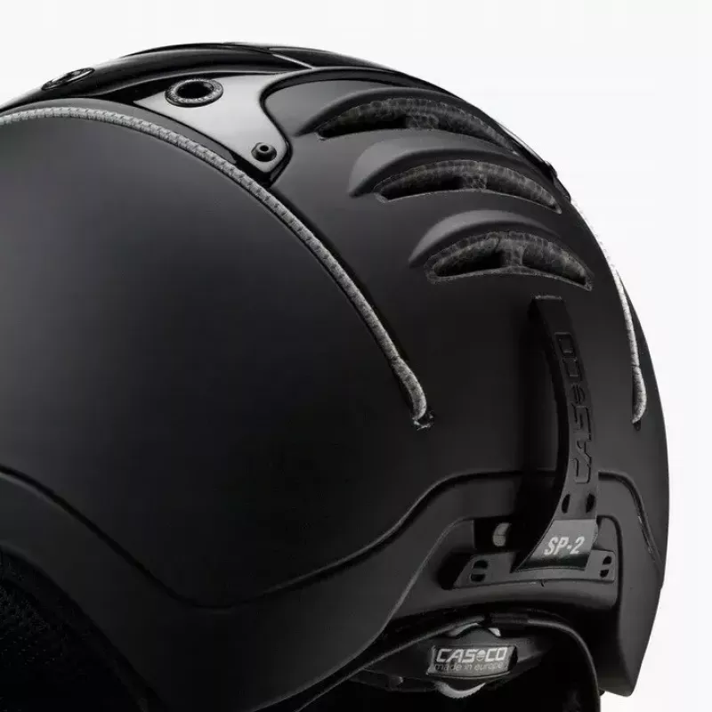Casco de esquí Casco SP-2 Carbonic Visor, talla M (55–57 cm), negro
