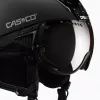 Casco de esquí Casco SP-2 Carbonic Visor, talla M (55–57 cm), negro