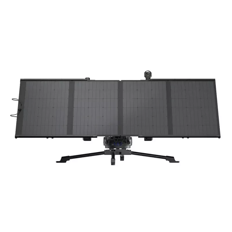 EcoFlow SOLARTS-EU seguidor solar, de 2 ejes, batería de 5000 mAh, IP54, control por app, panel máx. 25 kg / 2,4x1,1 m