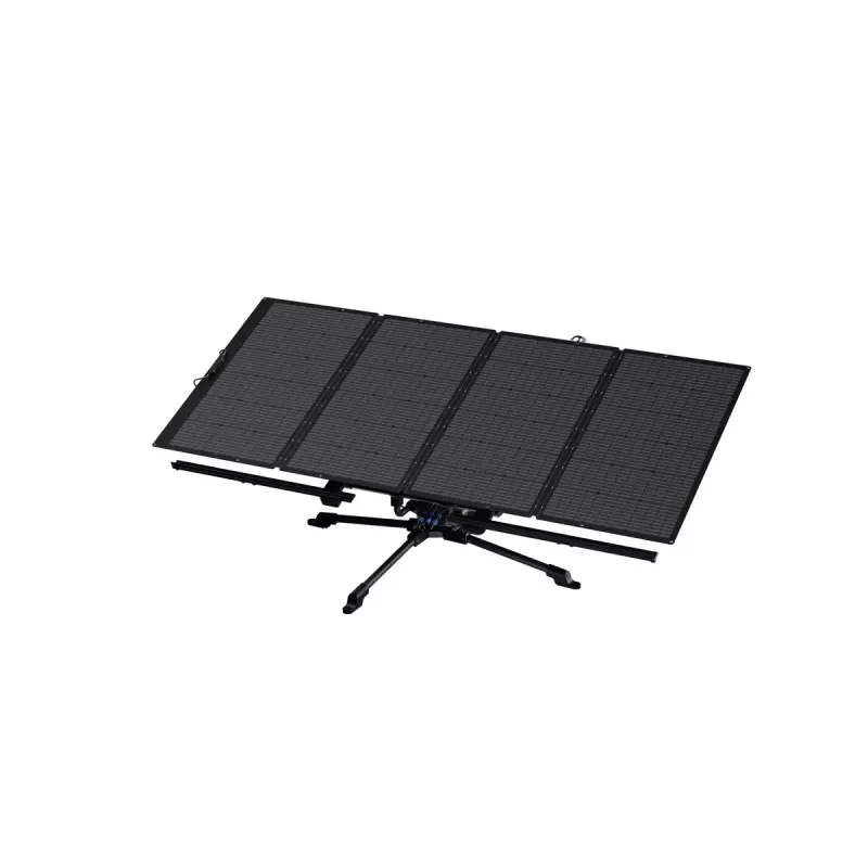 EcoFlow SOLARTS-EU seguidor solar, de 2 ejes, batería de 5000 mAh, IP54, control por app, panel máx. 25 kg / 2,4x1,1 m
