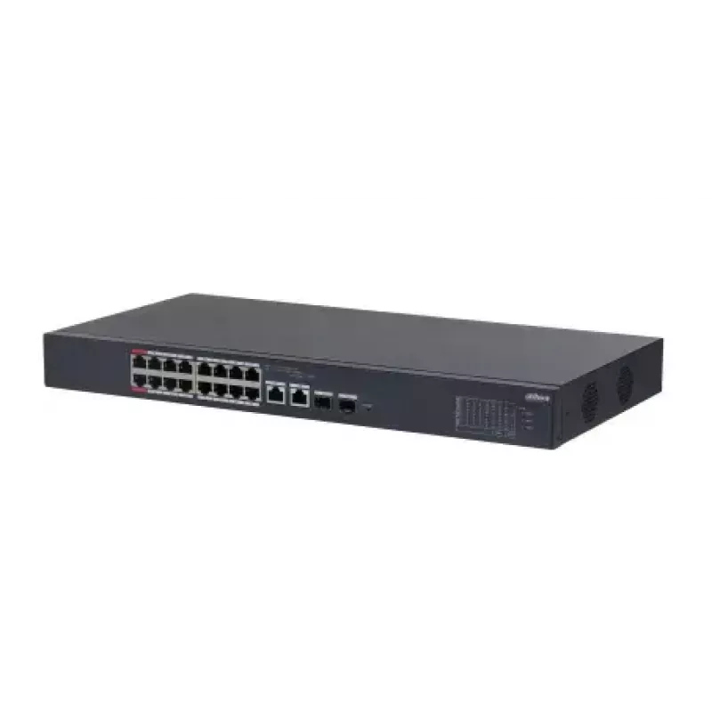 Dahua Technology DH-CS4218-16ET-190 Switch de red gestionado L2 Gigabit Ethernet (10/100/1000) Power over Ethernet (PoE) Negro