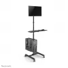Neomounts FPMA-MOBILE1700 puesto de trabajo móvil, 10-32 pulgadas (25,4-81,3 cm), máx. 8 kg, VESA 75x75-100x100, altura 94-175 cm, acero, negro