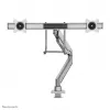 Brazo de monitor Neomounts NM-D775DXSILVER 10-32 pulgadas - resorte de gas - Topfix - tope de 180°