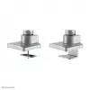 Brazo de monitor Neomounts NM-D775DXSILVER 10-32 pulgadas - resorte de gas - Topfix - tope de 180°