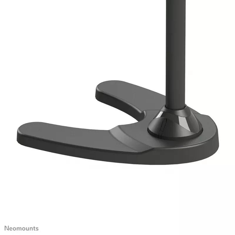 Neomounts FPMA-D700DD soporte de escritorio para dos monitores, articulado, 19-30 pulgadas (48,3-76,2 cm), 8 kg por pantalla, VESA 75x75-100x100, base/pasacables, negro