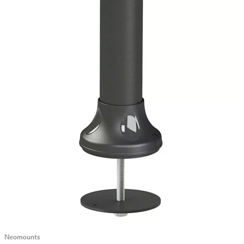 Neomounts FPMA-D700DD soporte de escritorio para dos monitores, articulado, 19-30 pulgadas (48,3-76,2 cm), 8 kg por pantalla, VESA 75x75-100x100, base/pasacables, negro