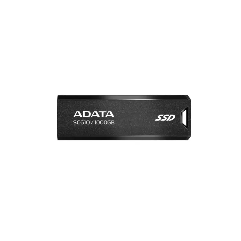Memoria USB ADATA SC610 1 TB, USB Type-A, USB 3.2 Gen 2, formato de funda, negro, carcasa de plástico