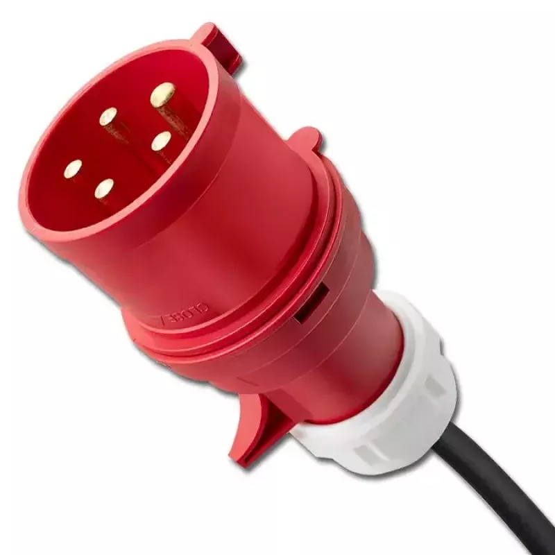 Qoltec 52471 cargador móvil para coches eléctricos 2 en 1, Type 2, 7 kW, 230 V, CEE 5 polos