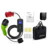 Qoltec 52471 cargador móvil para coches eléctricos 2 en 1, Type 2, 7 kW, 230 V, CEE 5 polos