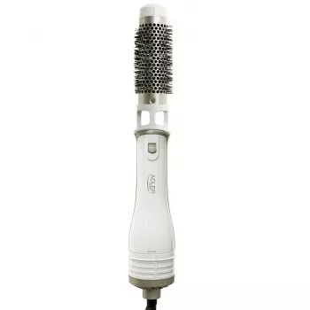 Secador de pelo y rizador Adler AD 2027 — herramienta de estilismo 2 en 1, 1200 W, 2 niveles de temperatura, 5 accesorios, diámetro de cepillo 2,1/3,8/7,2 cm, ø máx. de rizo 1,9 cm