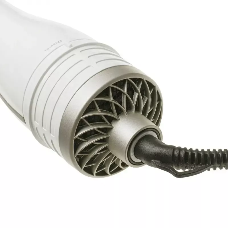 Adler AD 2027 rizador-secador 5 en 1, 1200 W, 2 niveles de calor, 5 accesorios con revestimiento cerámico, blanco/champán