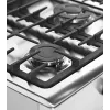 Cocina independiente de gas y eléctrica Ravanson KWGE-K90A Cheff, 90 cm, placa de 5 fuegos (wok), horno eléctrico 110 l, acero inoxidable/plateado