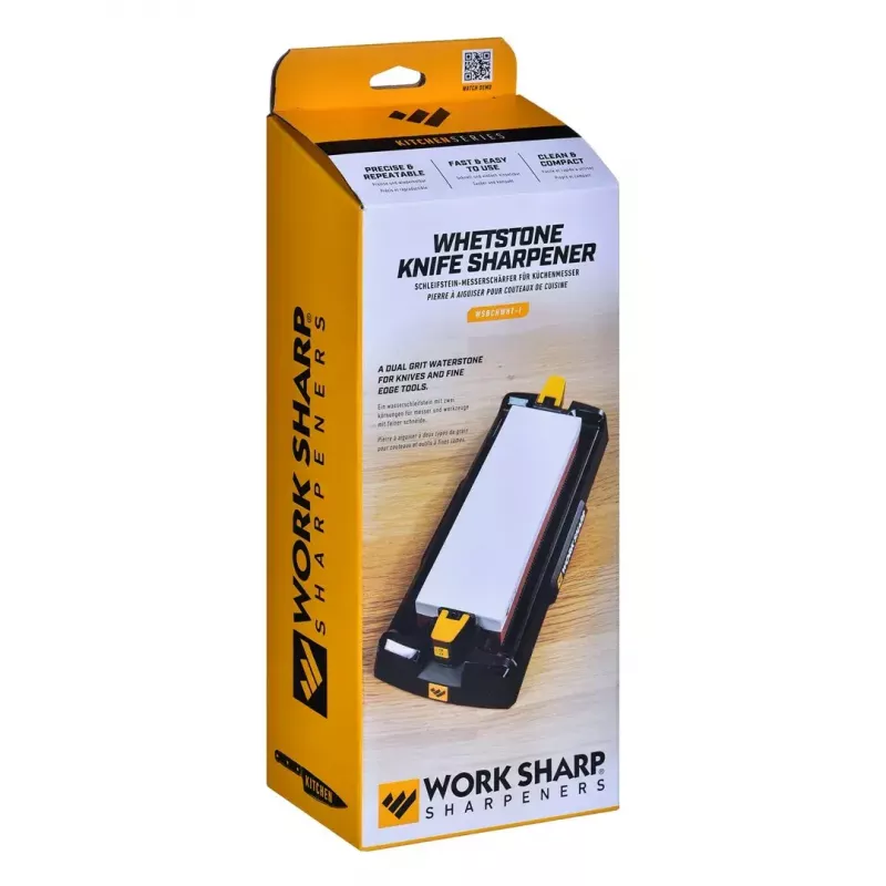 Juego de piedras de afilar Work Sharp 1000/6000 con soporte - sistema de doble grano