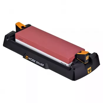 Juego de piedras de afilar Work Sharp 1000/6000 con soporte - sistema de doble grano