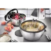 Set GEFU de 2 cuencos con tapas G-35055 — cuencos de plástico apilables y duraderos para mezclar/almacenar