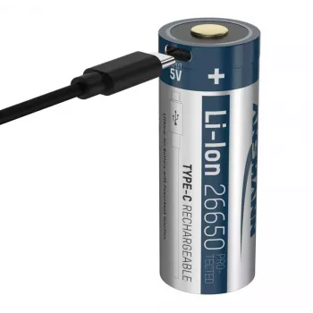 Linterna de mano Ansmann Pro 3000R negra LED 30W IP67