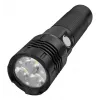 Ansmann Pro 3000R 1600-0445 linterna LED, de metal, 3x10 W (30 W), resistente al agua, negra